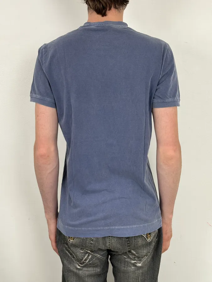 AW2009 Dsquared2 Dean & Dan Blue Graphic Print T-Shirt - Image 3