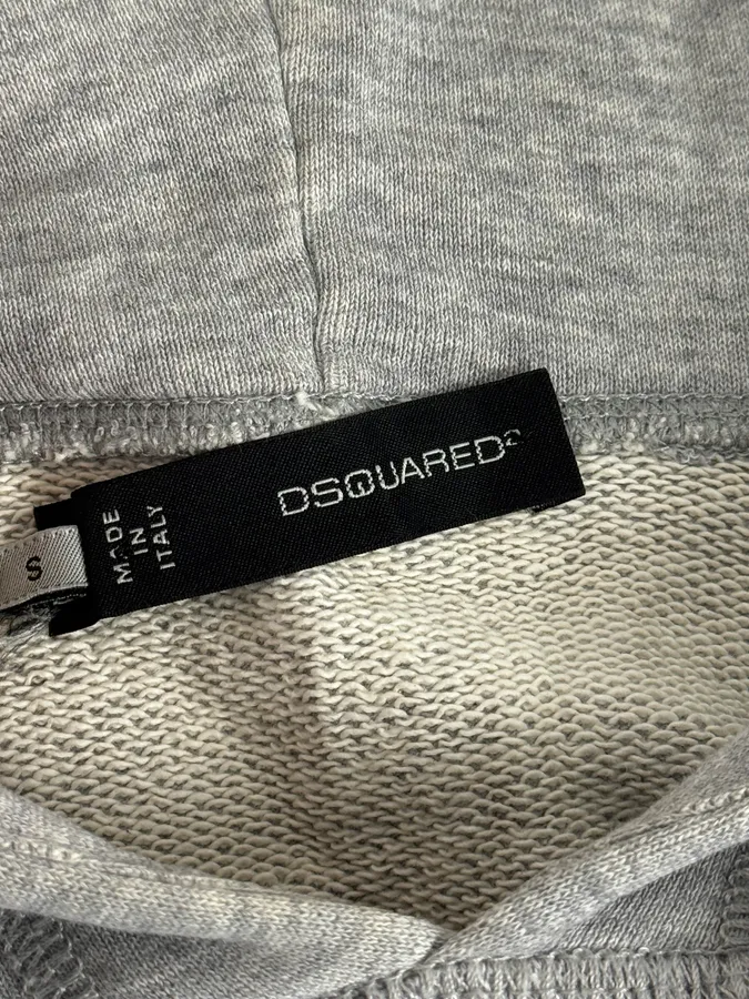 AW2009 Dsquared2 Grey « Dean & Dan Show » Hoodie - Image 8