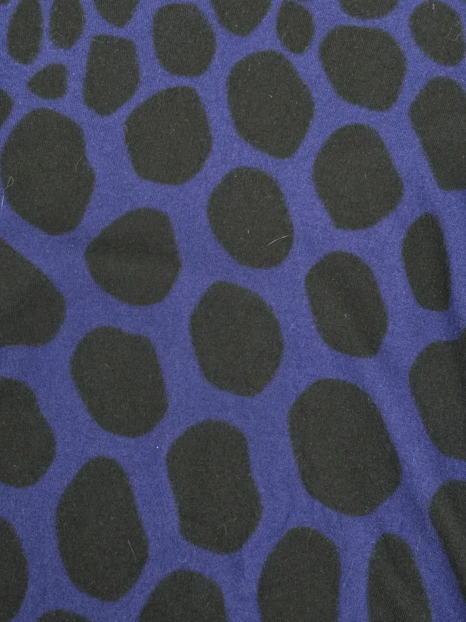 AW2009 Gucci Navy & Black Cashmere Polka Dot V-Neck Sweater by Frida Giannini - Image 7