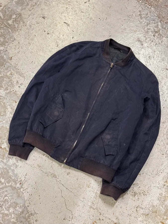 AW2009 Gucci Navy Light Bomber Jacket by Frida Giannini - Image 5