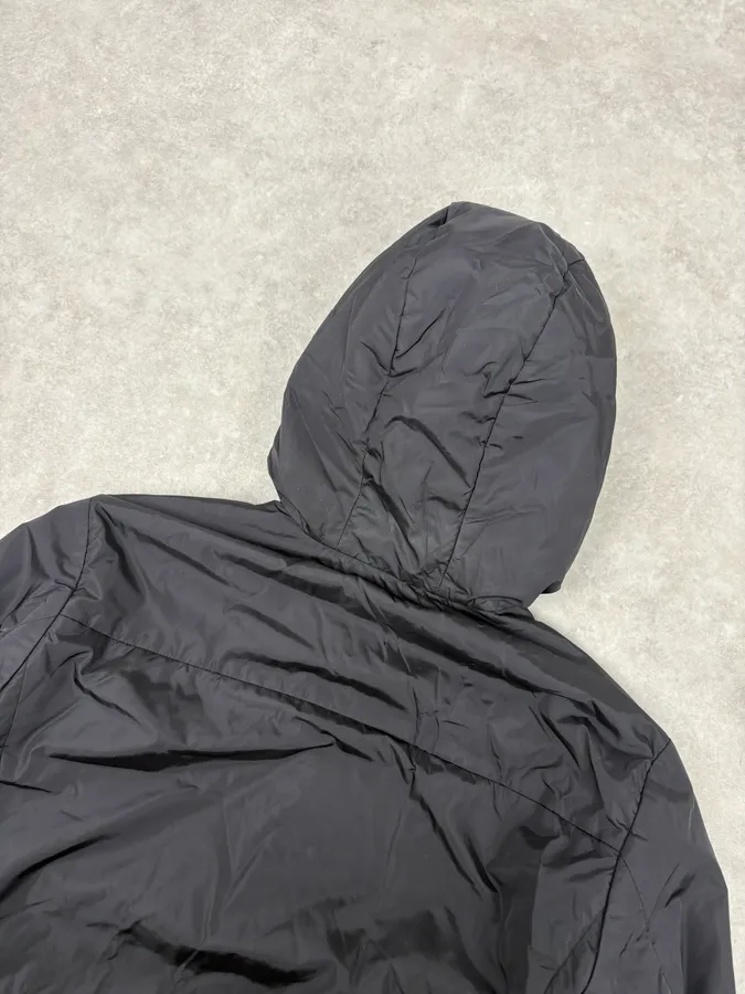 AW2009 Prada Black & Olive Reversible Nylon Linea Rossa Hooded Jacket - Image 10