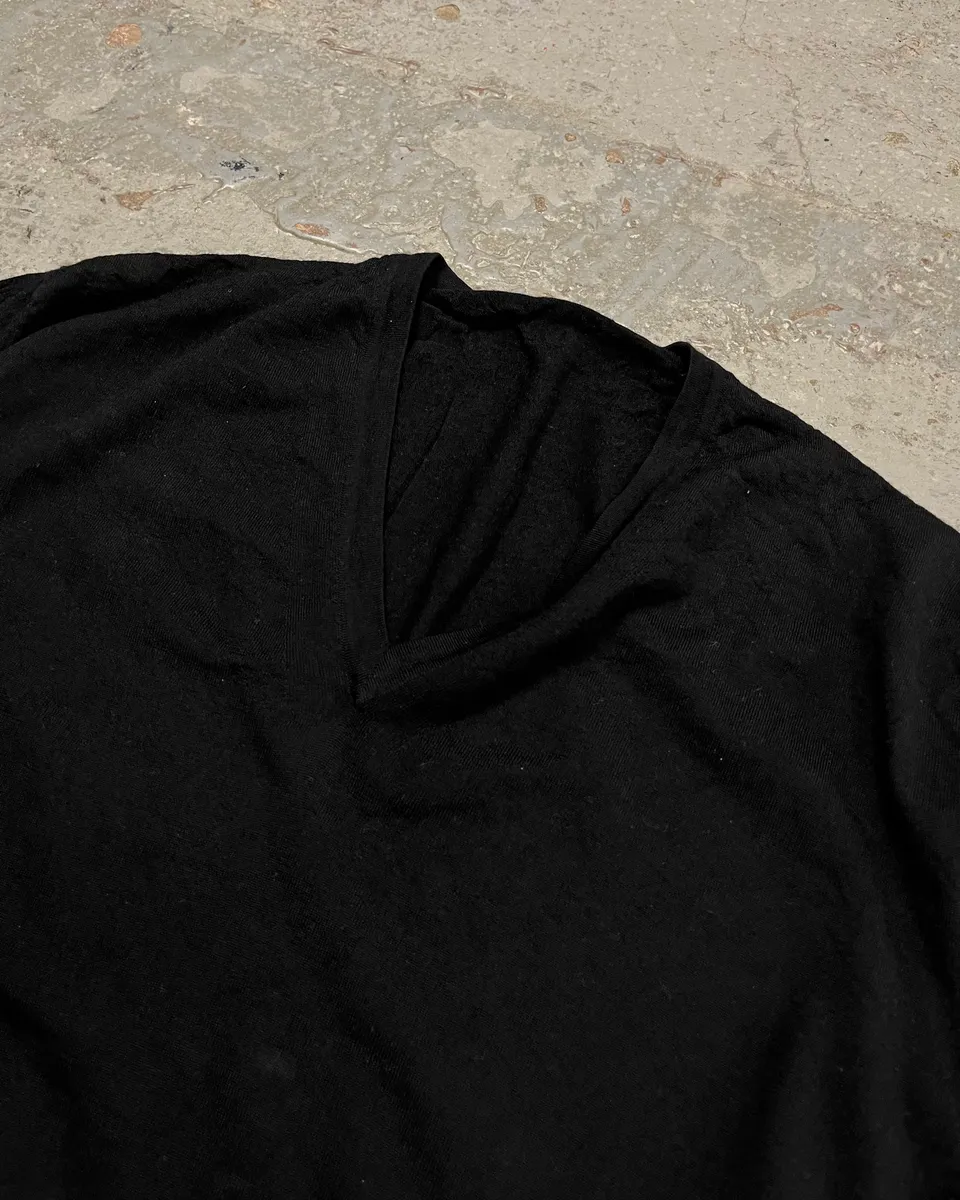AW2009 Prada Black Wool V-Neck Sweater - Image 5