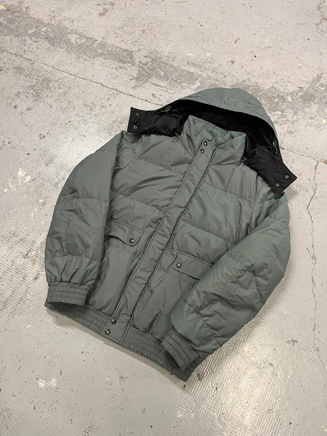 AW2009 Prada Grey Linea Rossa Puffer Jacket - Image 6