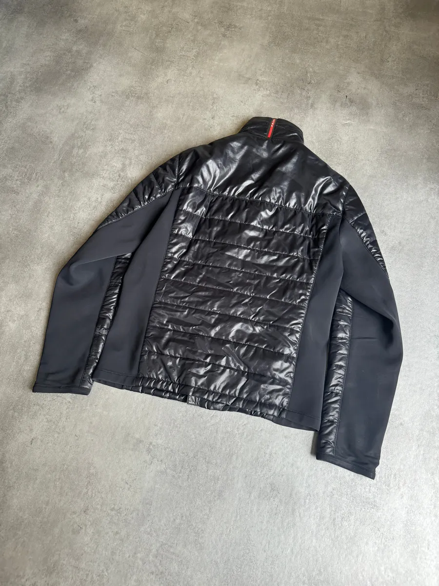 AW2009 Prada Light Tactical Black Puffer Jacket - Image 3