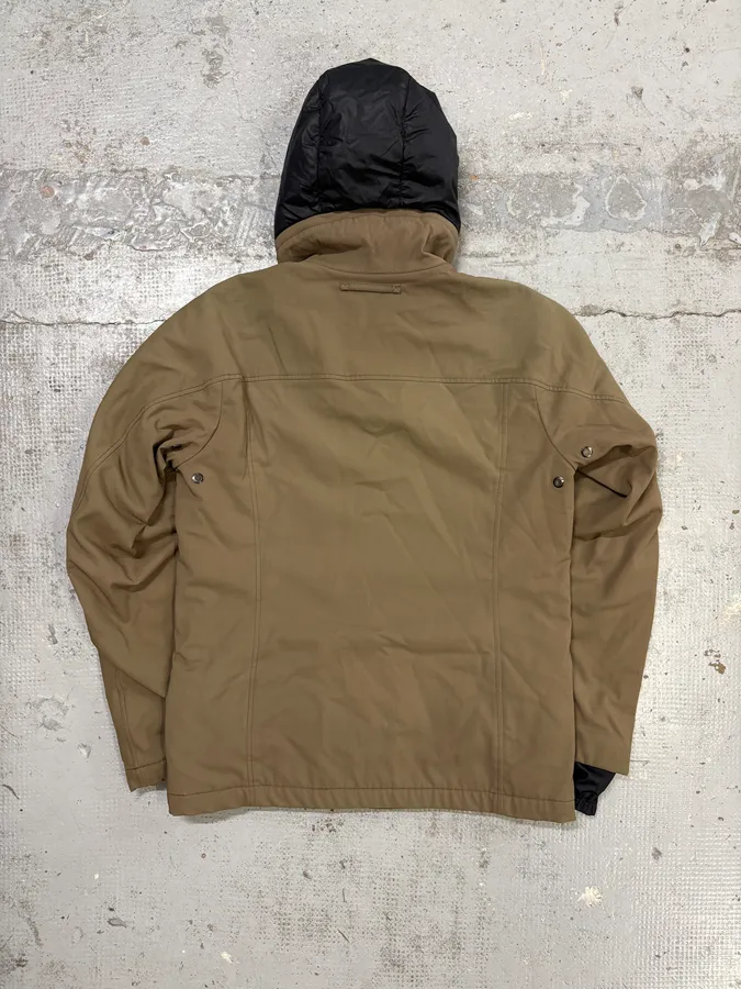 AW2009 Prada Linea Rossa Beige Nylon Ski Removable Hood Jacket - Image 5