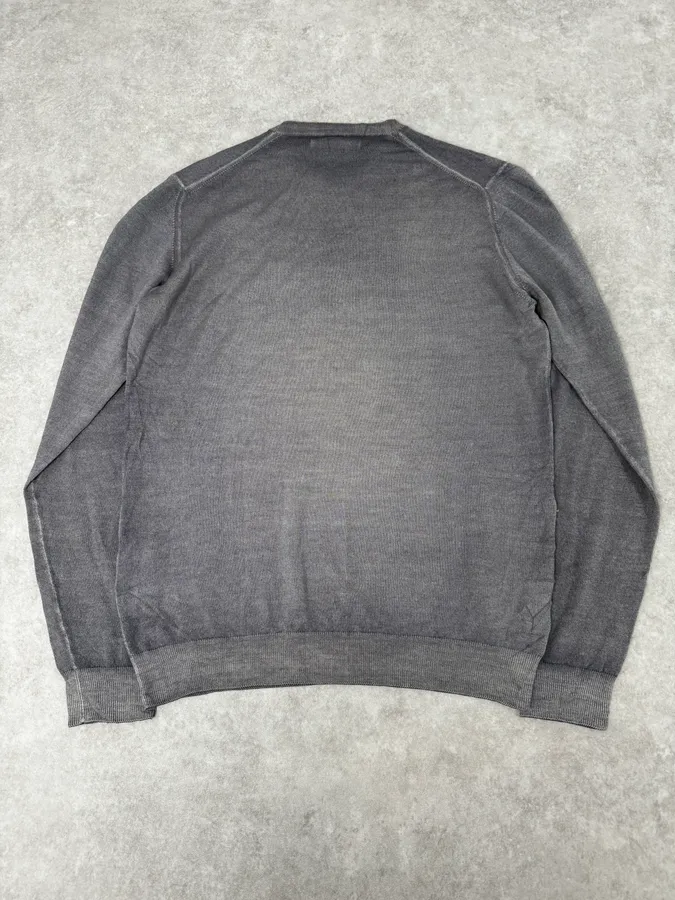 AW2009 Prada Luna Rossa Grey Gradient Classic Sweater - Image 4