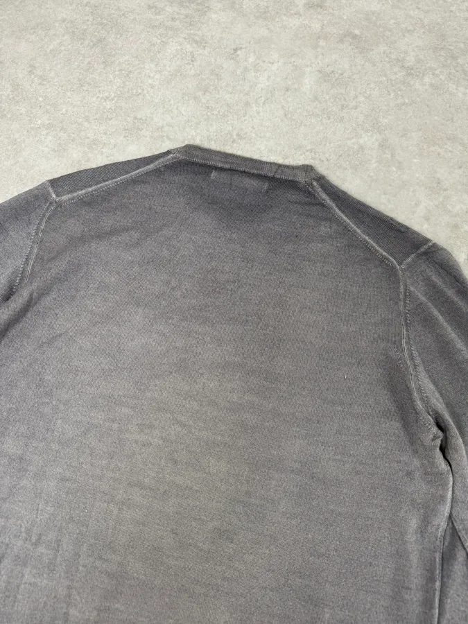 AW2009 Prada Luna Rossa Grey Gradient Classic Sweater - Image 6