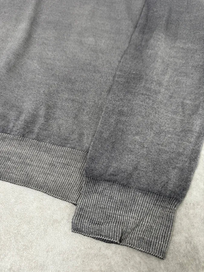 AW2009 Prada Luna Rossa Grey Gradient Classic Sweater - Image 7