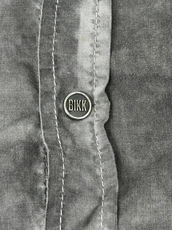 AW2010 Dirk Bikkembergs Grey Washed Pleats Shirt - Image 11