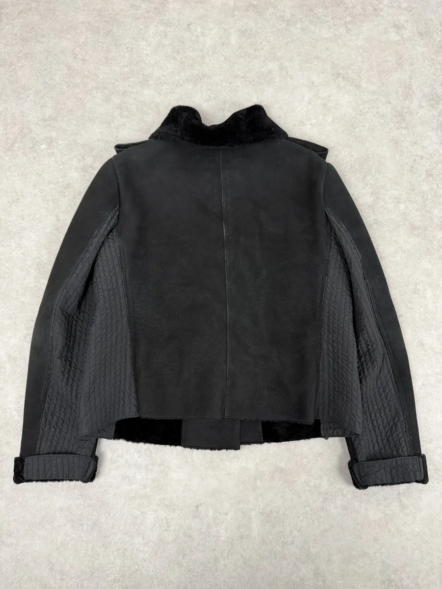AW2010 Emporio Armani Black Officer Buttoned Jacket - Image 5