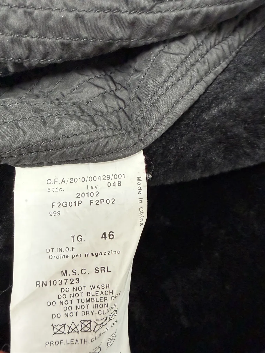 AW2010 Emporio Armani Black Officer Buttoned Jacket - Image 7