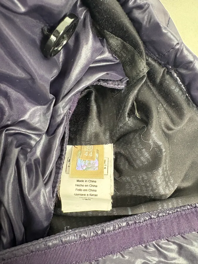 AW2010 John Galliano Purple Cozy Double Breasted Bomber Jacket - Image 10
