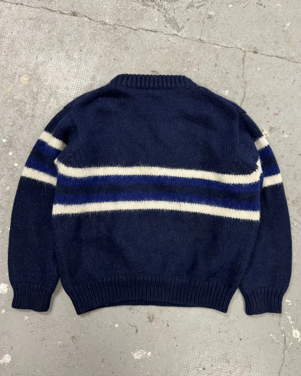 AW2010 Prada Alpaga Blue Marine Sweater - Image 9