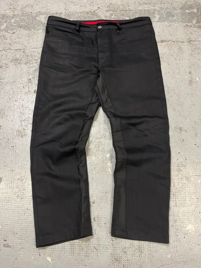 AW2010 Prada Black Comics Slim Denim Jeans - Image 2