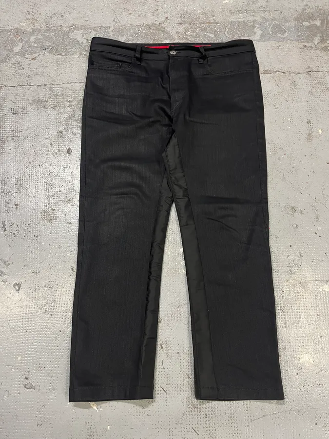 AW2010 Prada Black Comics Slim Denim Jeans - Image 6