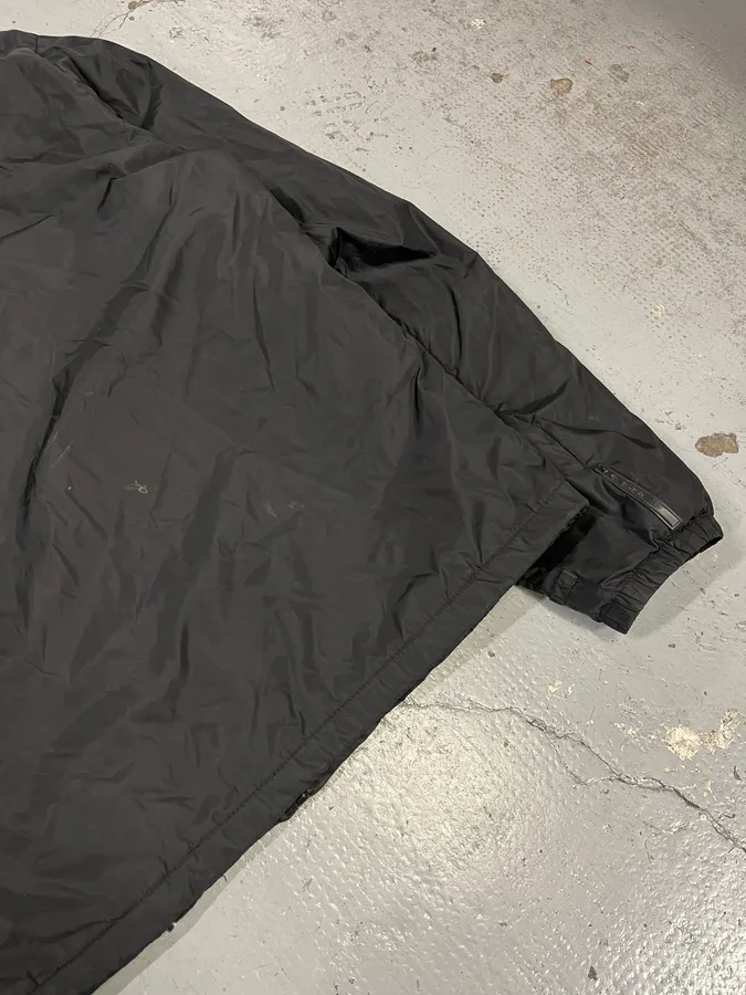 AW2010 Prada Black Pure Black Bomber Jacket - Image 10