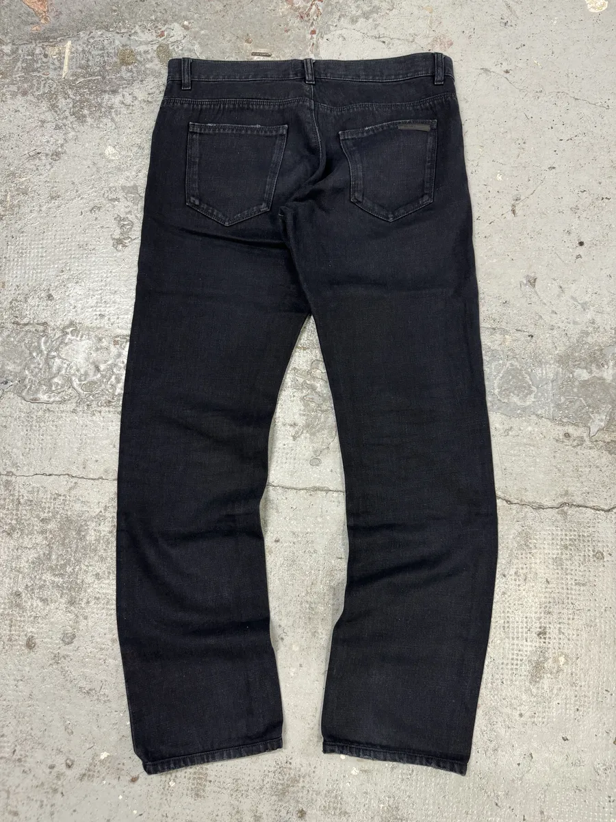 AW2010 Prada Black Straight Denim Jeans