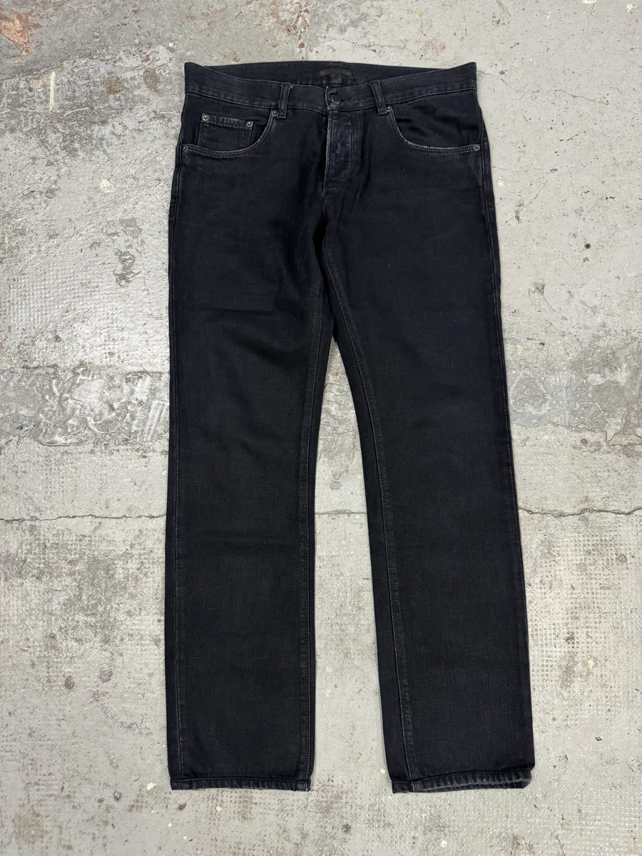 AW2010 Prada Black Straight Denim Jeans - Image 2
