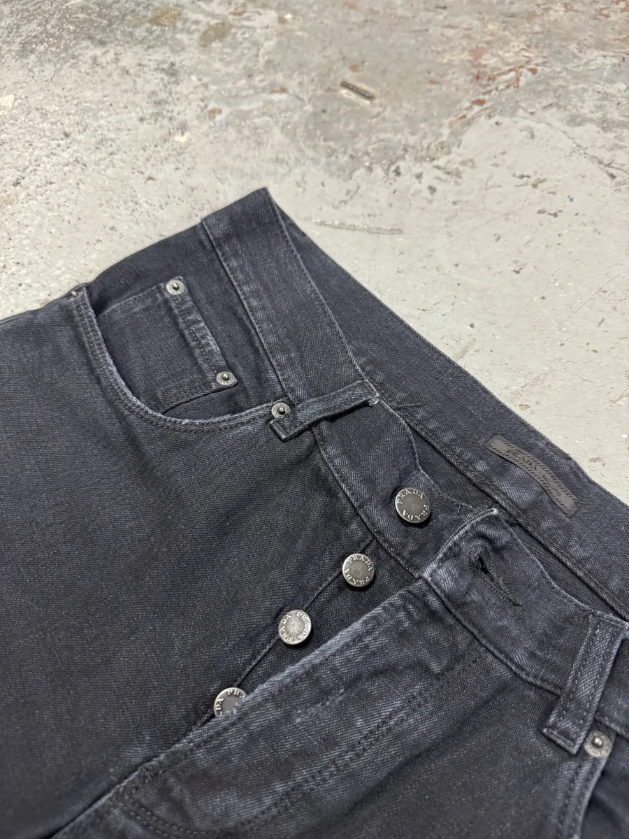 AW2010 Prada Black Straight Denim Jeans - Image 9