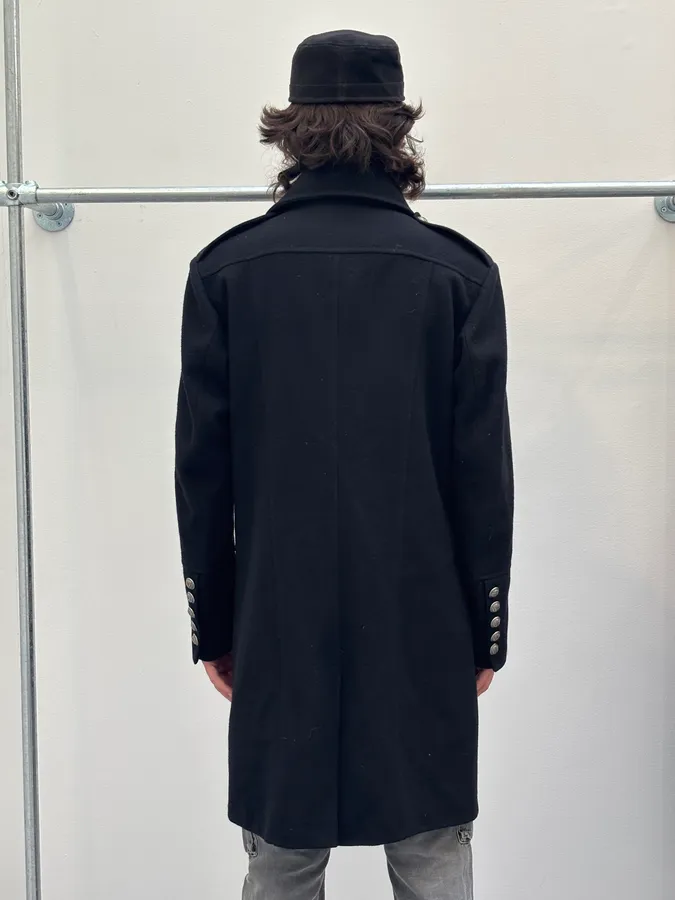 AW2010 Souvenir Clubbing Archive Military Officer Long Coat - Image 3