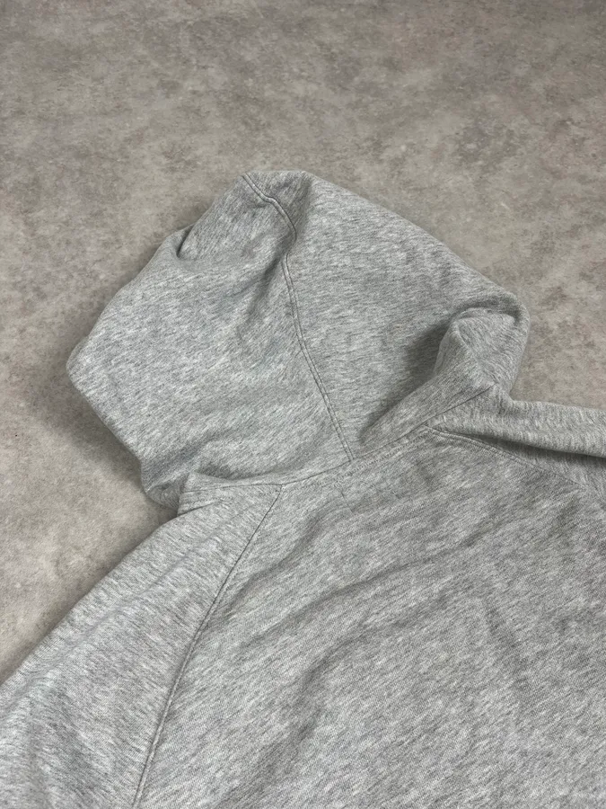 AW2011 Acne Studios Grey Minimalist Zip-up Hoodie - Image 7