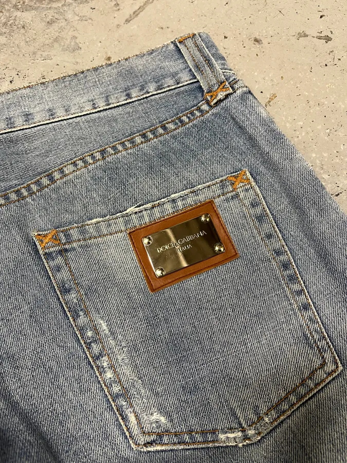 AW2011 Dolce & Gabbana Blue Denim Jeans - Image 10