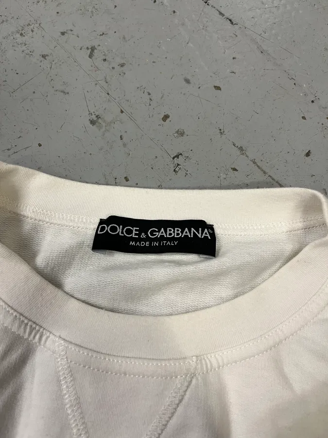 AW2011 Dolce & Gabbana Coca-Cola Foutain Service White Sweatshirt - Image 9