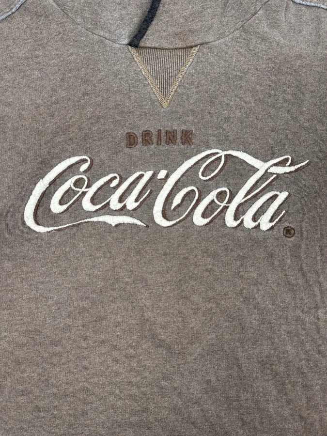 AW2011 Dolce & Gabbana Grey Cotton & Wool Coca-Cola Hoodie Sweater - Image 7