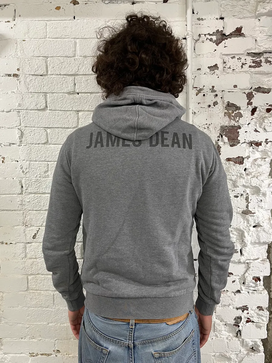 AW2011 Dolce & Gabbana James Dean Grey Hoodie - Image 3