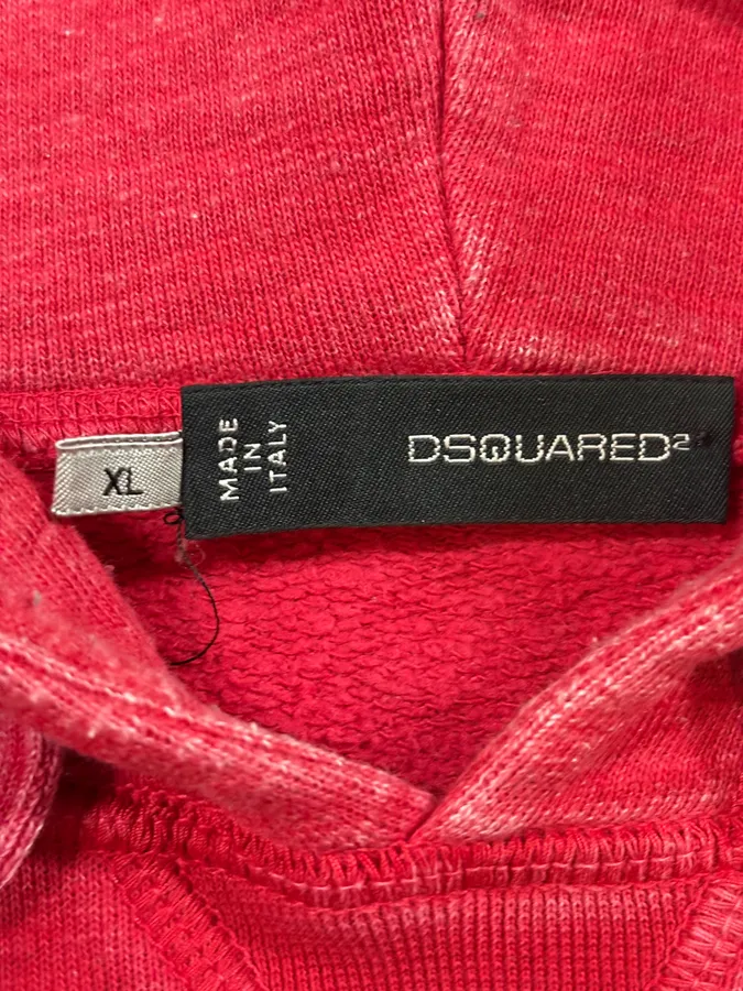 AW2011 Dsquared2 Canadian Style Red Hoodie - Image 8