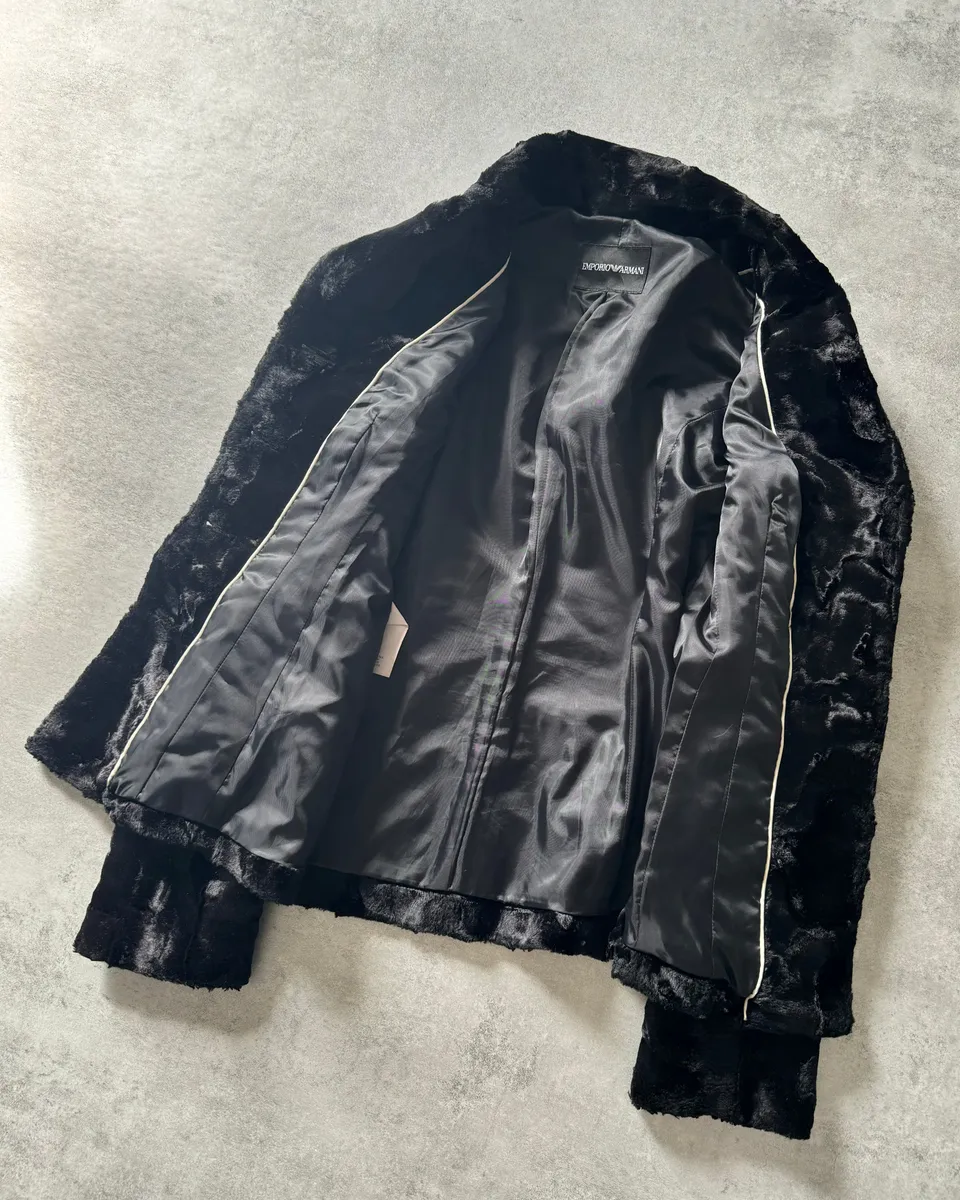 AW2011 Emporio Armani Elegant Fur Premium Jacket - Image 5