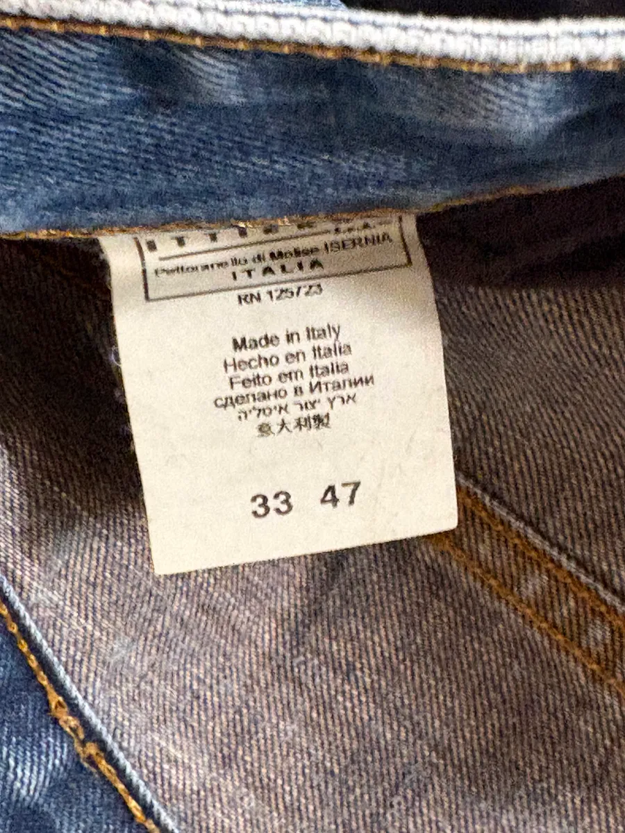 AW2011 Galliano Blue Denim Distressed Jeans - Image 10