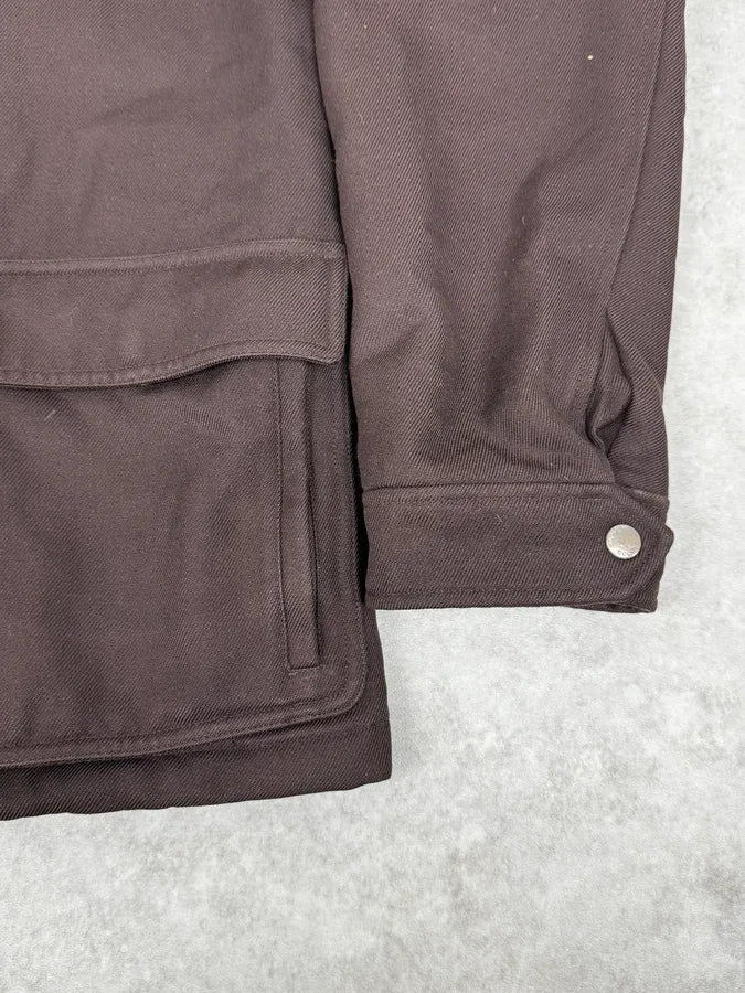 AW2011 Gucci Brown Hooded Wool Jacket - Image 9