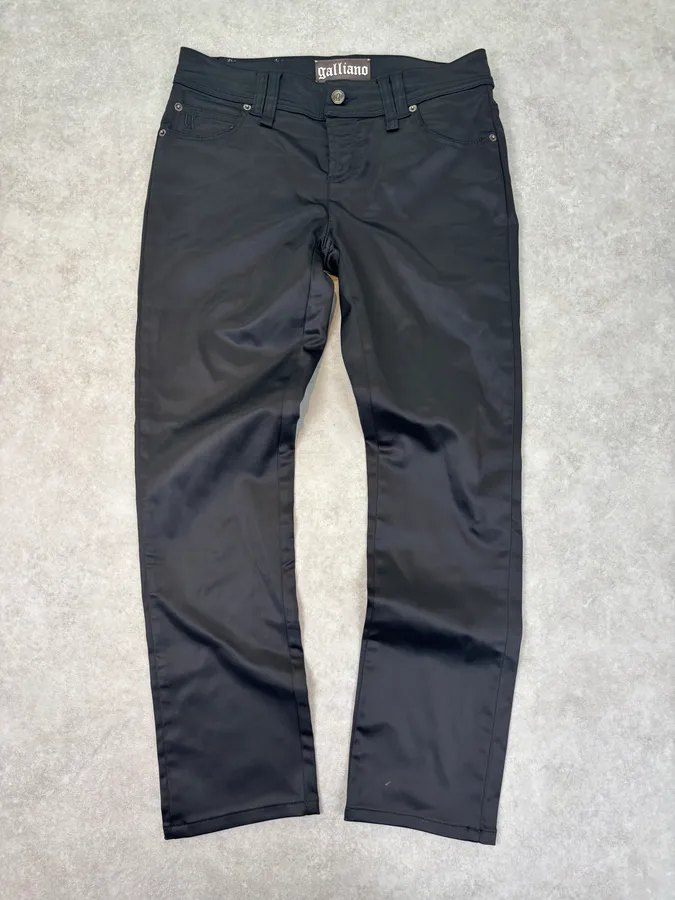 AW2011 John Galliano Skinny Black Pants