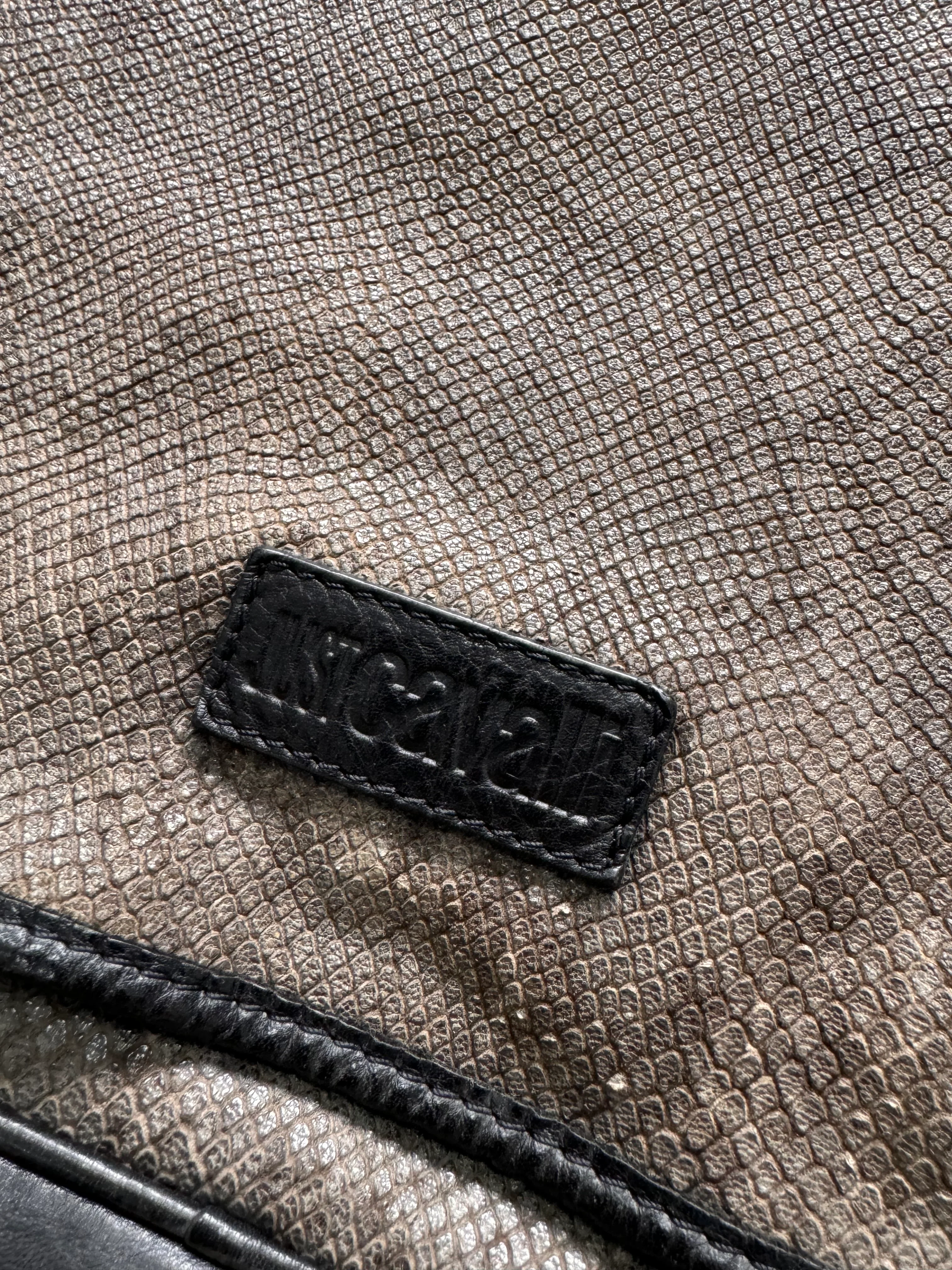 AW2011 Just Cavalli Python Effect Leather Shoulder Bag - Image 2
