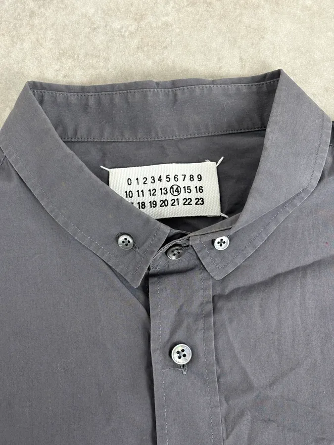 AW2011 Maison Margiela Grey Classy Signature Shirt - Image 4