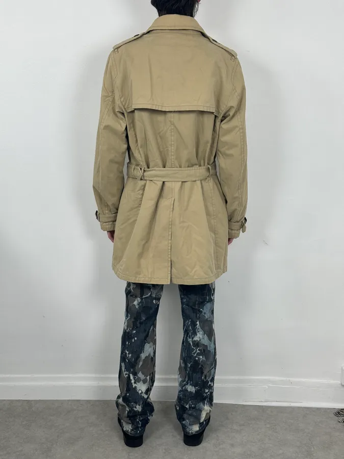 AW2011 Prada Beige Buttoned Classy Trench Coat - Image 2