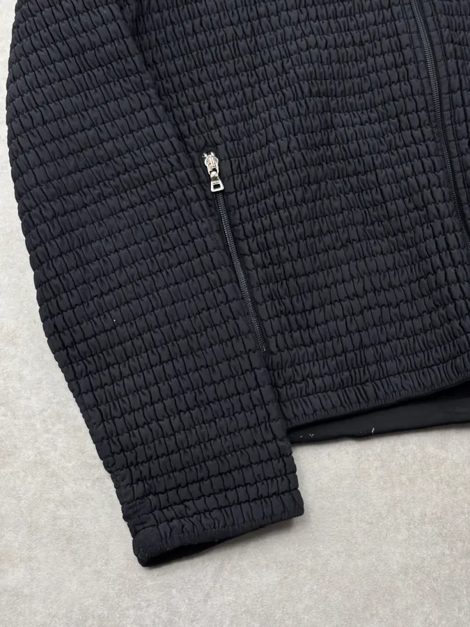 AW2011 Prada Black Technical Nylon Quilted Hooded Jacket - Image 8