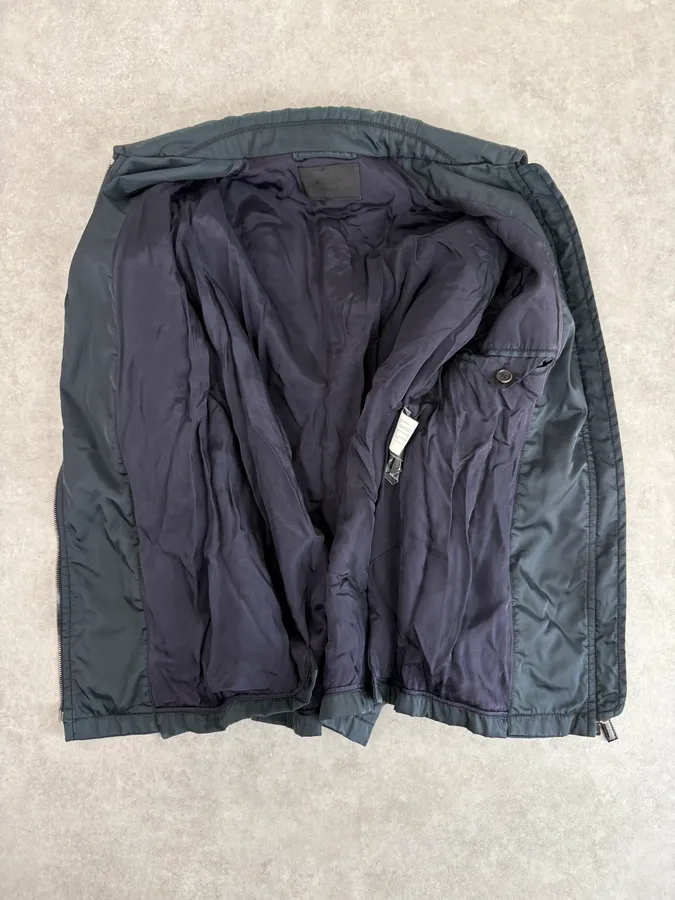 AW2011 Prada Dark Green Nylon Light Jacket - Image 7