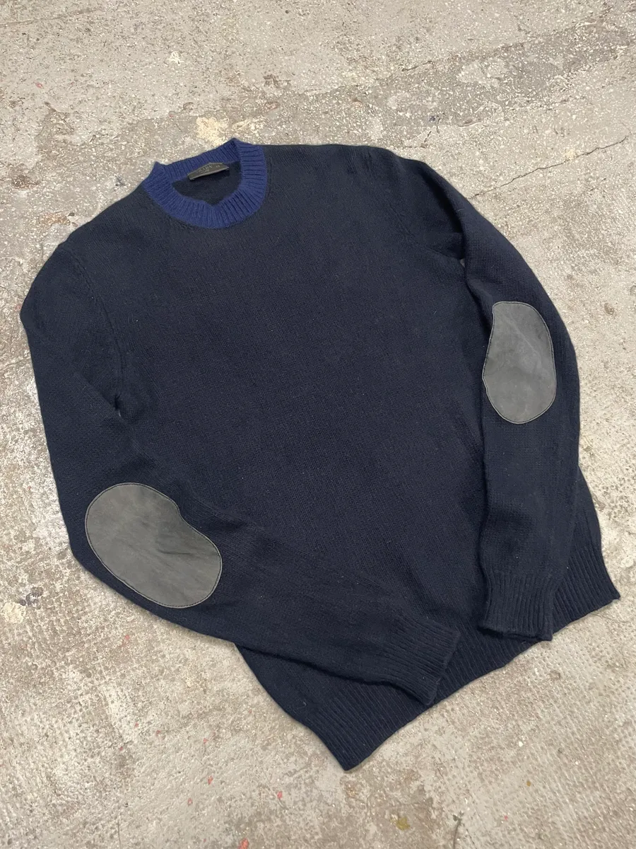 AW2011 Prada Wool Navy Sweater - Image 2