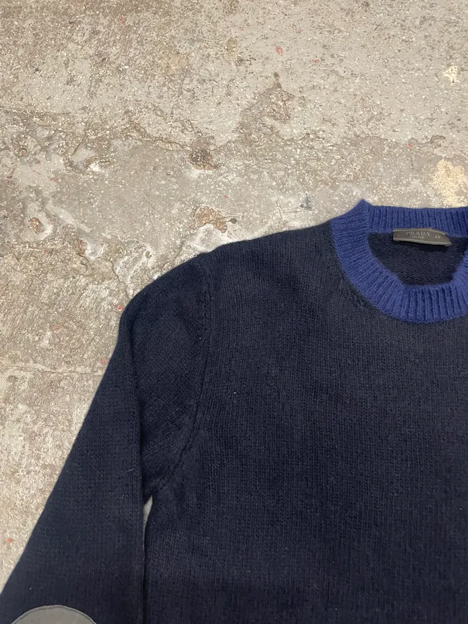 AW2011 Prada Wool Navy Sweater - Image 4