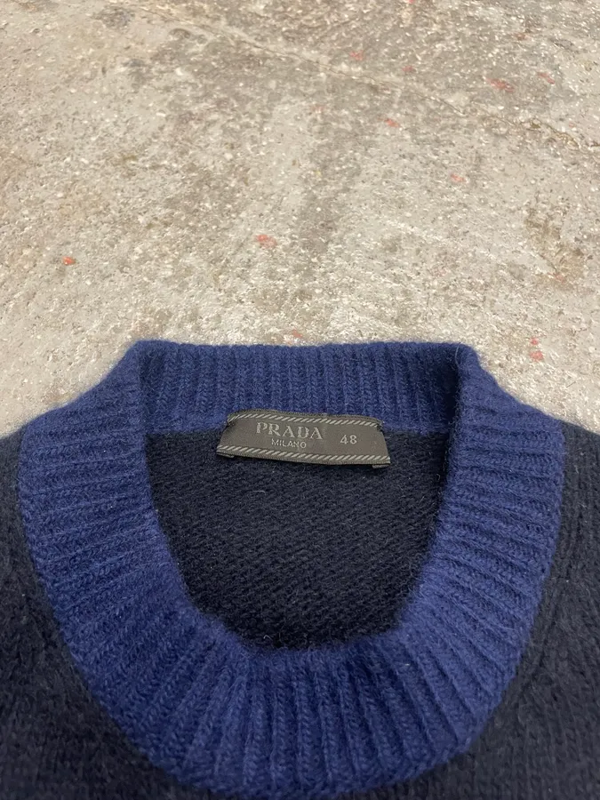 AW2011 Prada Wool Navy Sweater - Image 6