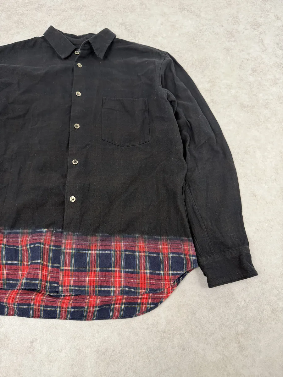 AW2012 Comme des Garçons Black & Red Checkered Shirt - Image 5