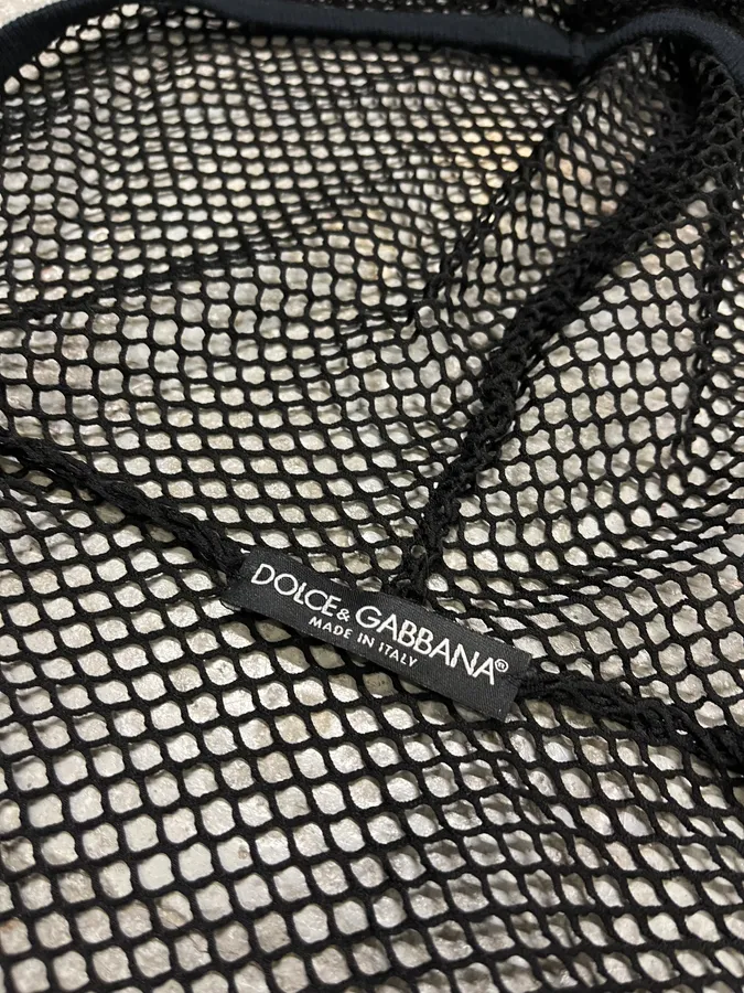 AW2012 Dolce & Gabbana Fisher Nets Black Sweatshirt - Image 9
