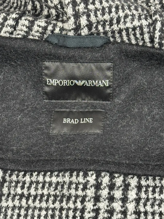AW2012 Emporio Armani Grey Wool Hooded Trench Coat - Image 10