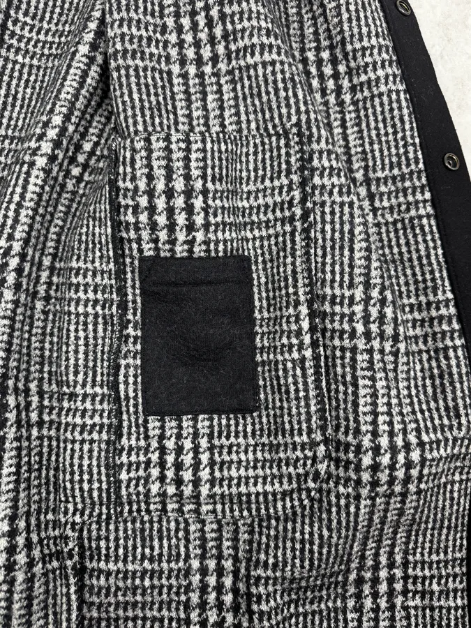 AW2012 Emporio Armani Grey Wool Hooded Trench Coat - Image 9