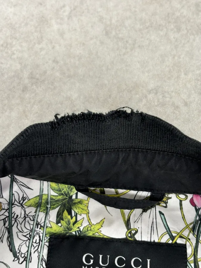 AW2012 Gucci Black Light Bomber Windbreaker Jacket - Image 10
