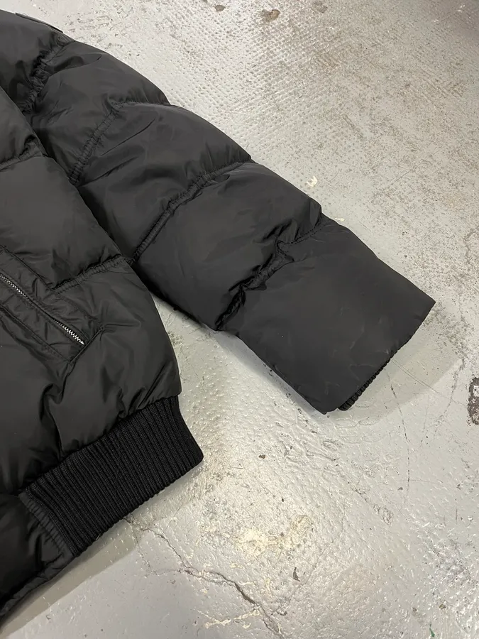 AW2012 Gucci Black Puffer Bomber Hooded Jacket - Image 7
