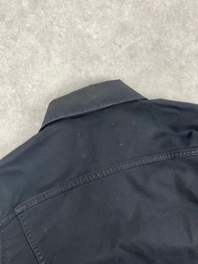 AW2013 Acne Studios Black Obscure Denim Trucker Jacket - Image 7