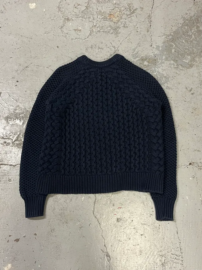 AW2013 Acne Studios Ruth Air Navy Wool Sweater - Image 5